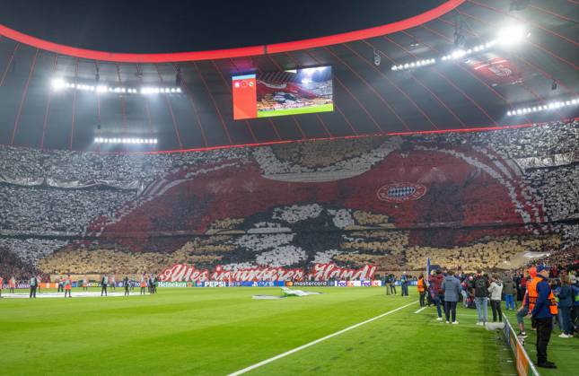 Soccer, Men, 2025 2026 season, Champions League quarter-final, second leg, FC Bayern Munich Real Madrid, FC Bayern fans, Everything in our hands, 15 04 2026, Copyright: xMatthiasxKochx