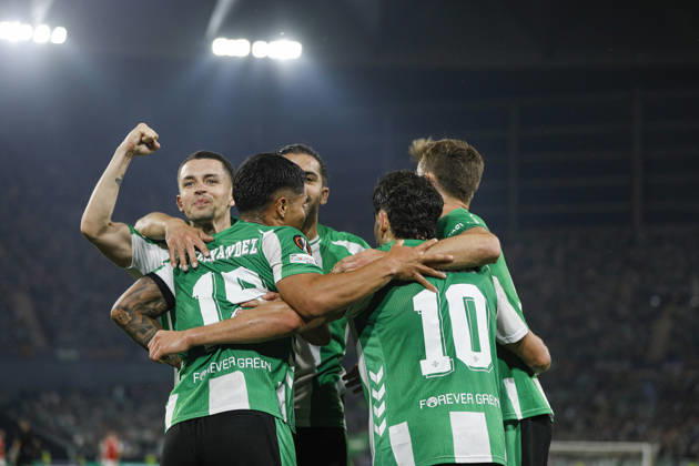 ESP: Real Betis-SC Braga. UEFA Europa League. Quarter-Finals, second Leg. Abde Ezzalzouli of Real Betis during the UEFA Europa League match, Quarter-Finals, second leg between Real Betis and SC Braga. Olimpico de la Cartuja Stadium on April 17, 2026 in Sevilla, Spain. kpng Copyright: xAntonioxPozox xPRESSINPHOTOx AP_260417_BET_BRA_2526_058