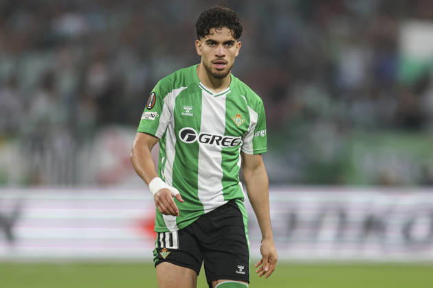 ESP: Real Betis-SC Braga. UEFA Europa League. Quarter-Finals, second Leg. Abde Ezzalzouli of Real Betis during the UEFA Europa League match, Quarter-Finals, second leg between Real Betis and SC Braga. Olimpico de la Cartuja Stadium on April 17, 2026 in Sevilla, Spain. kpng Copyright: xAntonioxPozox xPRESSINPHOTOx AP_260417_BET_BRA_2526_076