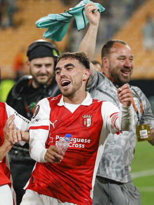 ESP: Real Betis-SC Braga. UEFA Europa League. Quarter-Finals, second Leg. Ricardo Horta of SC Braga during the UEFA Europa League match, Quarter-Finals, second leg between Real Betis and SC Braga. Olimpico de la Cartuja Stadium on April 17, 2026 in Sevilla, Spain. kpng Copyright: xAntonioxPozox xPRESSINPHOTOx AP_260417_BET_BRA_2526_065