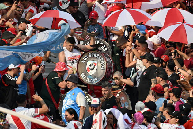 Torneo Apertura Mercado Libre 2026 match between River Plate and Boca Juniors BUENOS AIRES, ARGENTINA - APRIL 19: fans or River Plate previous a Torneo Apertura Mercado Libre 2026 match between River Plate and Boca Juniors at Mas Monumental Antonio Vespucio Liberti Stadium on April 19, 2026 in Buenos Aires, Argentina. Buenos Aires Buenos Aires Buenos Aires Argentina Copyright: xIMAGOx xPhotoCero5x xLucianoxBisbalx
