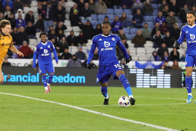 Leicester City v Hull City, EFL Sky Bet Championship Leicester City forward Stephy Mavididi (10) during the EFL Sky Bet Championship match between Leicester City and Hull City at the King Power Stadium, Leicester, UK on 21 April 2026. Leicester King Power Stadium Leicestershire UK Editorial use only DataCo restrictions apply See www.football-dataco.com , Copyright: xJohnxMallettx PSI-24111-0073