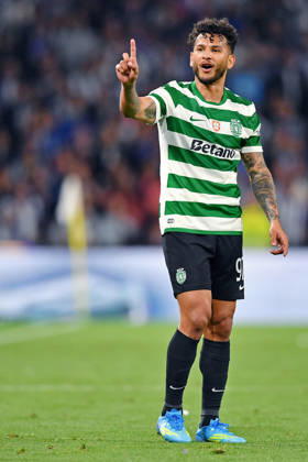 22nd April 2026; Dragao Stadium, Porto, Portugal; Taca de Portugal, FC Porto versus Sporting Lisboa; Luis Suarez of Sporting Lisboa DanielxCastro DiaEsportivo