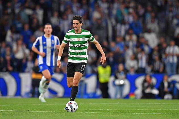 22nd April 2026; Dragao Stadium, Porto, Portugal; Taca de Portugal, FC Porto versus Sporting Lisboa; Francisco Trincao of Sporting Lisboa DanielxCastro DiaEsportivo
