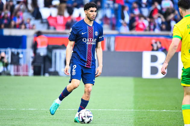 FOOTBALL : Paris Saint Germain vs FC Nantes - Ligue 1 - JournÃ e 26 - 22 04 2026 Achraf Hakimi (Paris SG) ParisFrance  Copyright: xBaptistexAutissierx