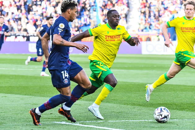 FOOTBALL : Paris Saint Germain vs FC Nantes - Ligue 1 - JournÃ e 26 - 22 04 2026 Deiver Machado (FC NANTES) ParisFrance  Copyright: xBaptistexAutissierx