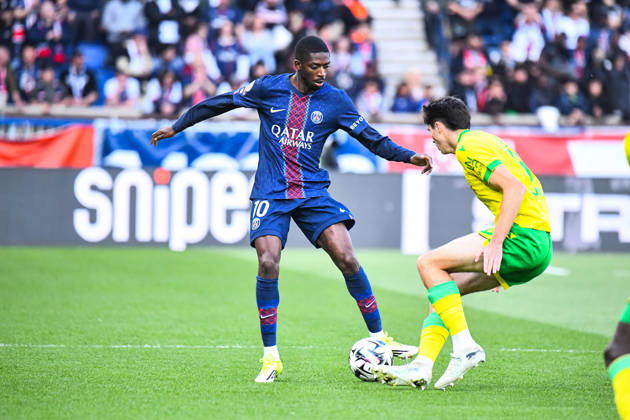 FOOTBALL : Paris Saint Germain vs FC Nantes - Ligue 1 - JournÃ e 26 - 22 04 2026 Ousmane Dembele (Paris SG) ParisFrance  Copyright: xBaptistexAutissierx