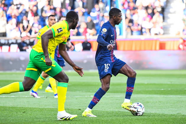 FOOTBALL : Paris Saint Germain vs FC Nantes - Ligue 1 - JournÃ e 26 - 22 04 2026 Ousmane Dembele (Paris SG) ParisFrance  Copyright: xBaptistexAutissierx