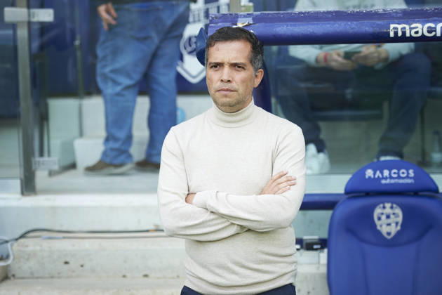 head coach Luis Castro Levante UD during the LaLiga EA Sports match between Levante UD and Sevilla FC at Ciudad de Valencia on April 23, 2026 in Valencia, Spain Photo by Maria Jose Segovia DeFodi Images