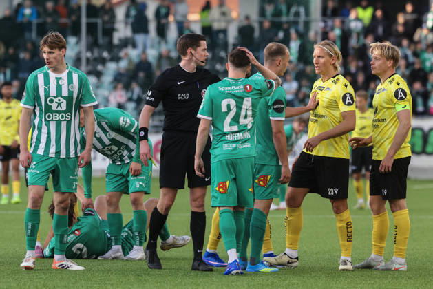 Eliteserien in football 2026 HamKam Start Hamar 20260426 HamKam s Ilir Kukleci and Start s Erlend Segberg during the elite football match between HamKam and IK Start at Briskeby Stadium Photo Geir Olsen NTB undefined Hamar Norway EDITORIAL USE ONLY RESTRICTED USE FOR BETTING COMPANIES  Copyright: xGeirxOlsenx xNTBx