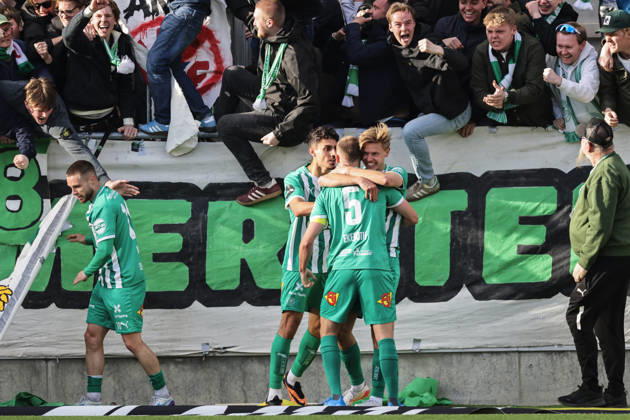 Eliteserien in football 2026 HamKam Start Hamar 20260426 HamKam s Markus Johnsgard celebrates the 2 1 goal during the elite series football match between HamKam and IK Start at Briskeby Stadium Photo Geir Olsen NTB undefined Hamar Norway EDITORIAL USE ONLY RESTRICTED USE FOR BETTING COMPANIES  Copyright: xGeirxOlsenx xNTBx