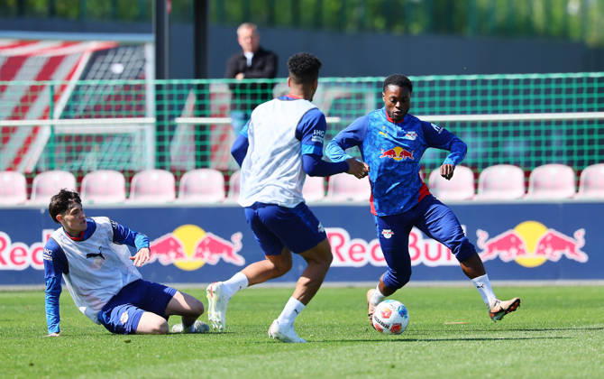 Football, 1st BL, RB Leipzig, Training
