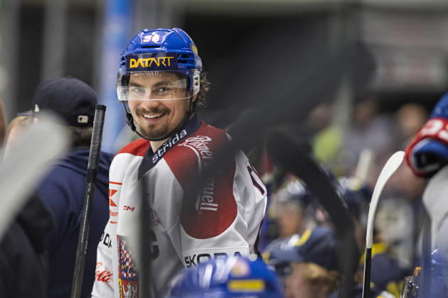 Czech Hockey Games, part of Euro Hockey tour series match Czech Republic vs. Sweden in Ceske Budejovice, May 2, 2026. Czech David Tomasek. (CTKxPhoto VaclavxPancer) CTKPhotoP2026050204735  CTKPhotoP2026050204735