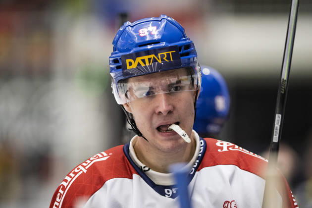 Czech Hockey Games, part of Euro Hockey tour series match Czech Republic vs. Sweden in Ceske Budejovice, May 2, 2026. Jaroslav Chmelar of Czech Republic. (CTKxPhoto VaclavxPancer) CTKPhotoP2026050204745  CTKPhotoP2026050204745