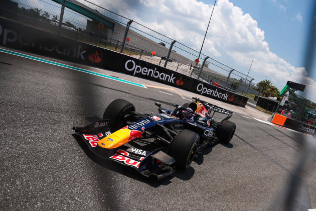 F1 - MIAMI GRAND PRIX 2026 03 VERSTAPPEN Max (nld), Red Bull Racing Ford RB22, action during the Formula 1 Miami Grand Prix 2026, 4th round of the 2026 Formula One World Championship, WM, Weltmeisterschaft from May 1 to 3, 2026 on the Miami International Autodrome, in Miami Gardens, USA - Miami GardensUnited States Copyright: xEricxAlonsox