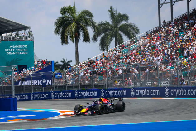 F1 - MIAMI GRAND PRIX 2026 03 VERSTAPPEN Max (nld), Red Bull Racing Ford RB22, action during the Formula 1 Miami Grand Prix 2026, 4th round of the 2026 Formula One World Championship, WM, Weltmeisterschaft from May 1 to 3, 2026 on the Miami International Autodrome, in Miami Gardens, USA - Miami GardensUnited States Copyright: xANTONINxVINCENTx