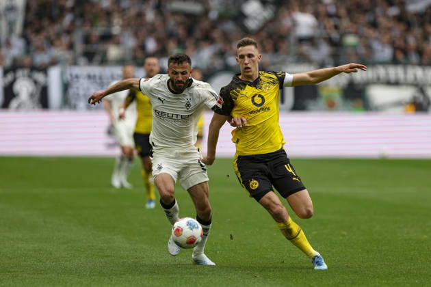 Football, 1. BL, Borussia Mönchengladbach - Borussia Dortmund