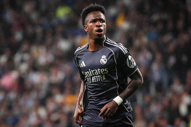 May 3, 2026, Barcelona, Spain, Spain: Vinicius Junior (Jr) of Real Madrid celebrates his goal during the LaLiga match between RCD Espanyol de Barcelona and Real Madrid CF at RCDE Stadium on May 03, 2026 in Barcelona, Spain. RCD Espanyol De Barcelona V Real Madrid CF - LaLiga - ZUMAm308 20260503_zsp_m308_052 Copyright: xMatthieuxMirvillex