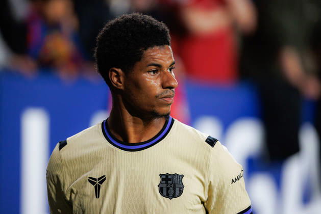May 2, 2026, Pamplona, Spain: Marcus Rashford FC Barcelona, Barca seen in action during the LaLiga EA SPORTS game between CA Osasuna and FC Barcelona at El Sadar stadium. Final scores; CA Osasuna 1-2 FC Barcelona. Pamplona Spain - ZUMAs197 20260502_aaa_s197_392 Copyright: xMaciejxRogowskix