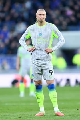 Erling Haaland of Manchester City looks dejected Everton v Manchester City, Premier League, Football, Hill Dickinson Stadium, Liverpool , UK - 04 May 2026Liverpool Hill Dickinson Stadium United Kingdom EDITORIAL USE ONLY No use with unauthorised audio, video, data, fixture lists, club league logos or live services. Online in-match use limited to 120 images, no video emulation. No use in betting, games or single club league player publications. Copyright: xPhilxOldham Shutterstockx 16854616m