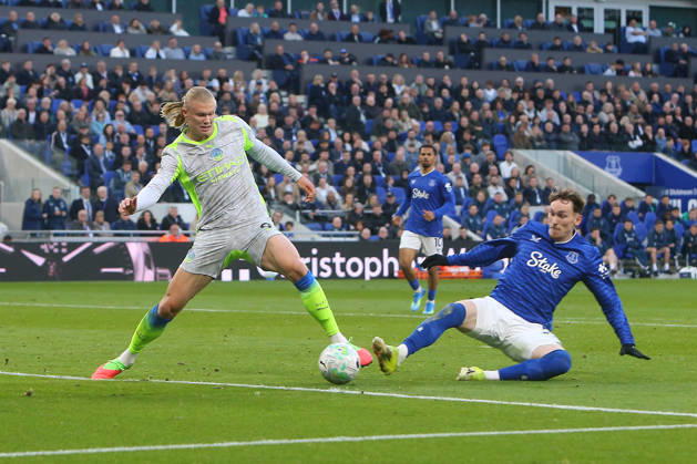 Erling Haaland of Manchester City Everton v Manchester City, Premier League, Football, Hill Dickinson Stadium, Liverpool , UK - 04 May 2026Liverpool Hill Dickinson Stadium United Kingdom EDITORIAL USE ONLY No use with unauthorised audio, video, data, fixture lists, club league logos or live services. Online in-match use limited to 120 images, no video emulation. No use in betting, games or single club league player publications. Copyright: xPhilxOldham Shutterstockx 16854616s