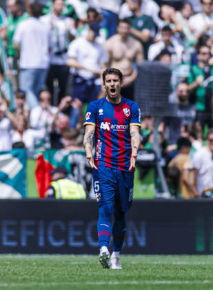 Real Racing Club de Santander vs SD Huesca - LaLiga Hypermotion - 03 05 2026 Inigo Pina of SD Huesca during the LaLiga Hypermotion match between Real Racing Club de Santander and SD Huesca at Estadio El Sardinero on May 03, 2026 in Santander, Spain. Santander Spain Copyright: xPabloxGarcia PGSxPhotoxAgencyx