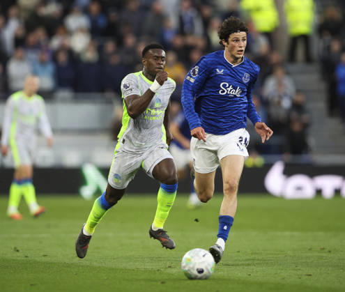 Everton v Manchester City, FA Premier League 04.05.26 Everton v Manchester City, FA Premier League Bradley Ormesher The Times Merlin Rohl of Everton  Copyright: xBradleyxOrmesherx NINTCHDBPICT001078281250