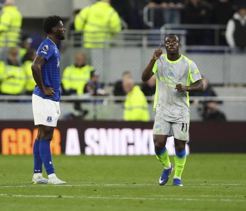 Everton v Manchester City, FA Premier League 04.05.26 Everton v Manchester City, FA Premier League Bradley Ormesher The Times Jérémy Doku of Manchester City celebrates scoring his teams opening goal of the match 0-1  Copyright: xBradleyxOrmesherx NINTCHDBPICT001078282738