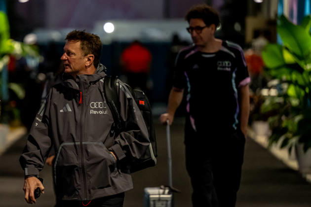Miami Grand Prix - Race day - Miami International Autodrome MIAMI INTERNATIONAL AUTODROME, UNITED STATES - MAY 03: Allan McNish, Sporting Director, during the Miami Grand Prix at Miami International Autodrome on Sunday May 03, 2026 in Miami, Florida, United States (Photo by Michael Potts BSR Agency). Content not available for redistribution in The Netherlands directly or indirectly through any third parties. Copyright: xBSRxAgencyx