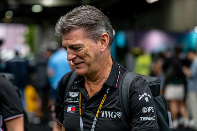 Miami Grand Prix - Race day - Miami International Autodrome MIAMI INTERNATIONAL AUTODROME, UNITED STATES - MAY 03: Graeme Lowdon, Cadillac F1 Cadillac, from United Kingdom during the Miami Grand Prix at Miami International Autodrome on Sunday May 03, 2026 in Miami, Florida, United States (Photo by Michael Potts BSR Agency) Content not available for redistribution in The Netherlands directly or indirectly through any third parties. Copyright: xBSRxAgencyx