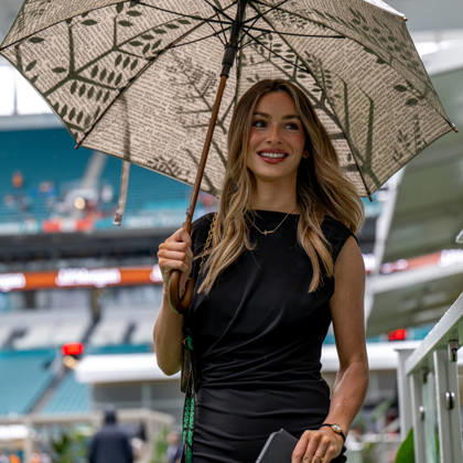 Miami Grand Prix - Race day - Miami International Autodrome MIAMI INTERNATIONAL AUTODROME, UNITED STATES - MAY 03: Flavy Barla, Esteban Ocon s Girlfriend, during the Miami Grand Prix at Miami International Autodrome on Sunday May 03, 2026 in Miami, Florida, United States (Photo by Michael Potts BSR Agency). Content not available for redistribution in The Netherlands directly or indirectly through any third parties. Copyright: xBSRxAgencyx