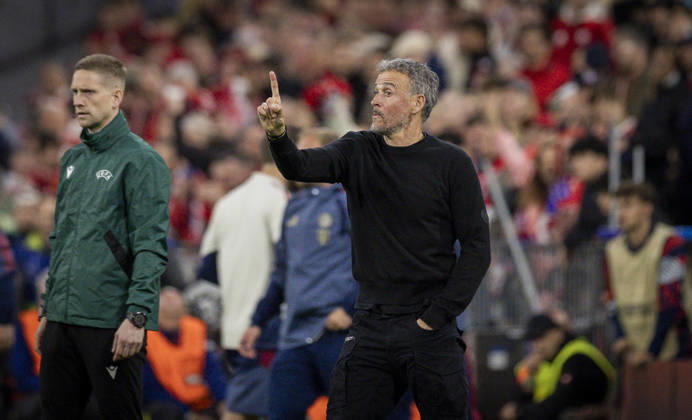 Munich, Germany 06th May 2026 Coach Luis Enrique PSG FC Bayern Munich Paris Saint Germain 06 05 2026
