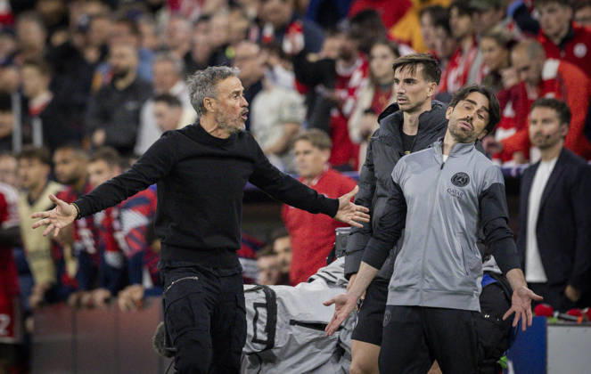Munich, Germany 06th May 2026 Coach Luis Enrique PSG FC Bayern Munich Paris Saint Germain 06 05 2026