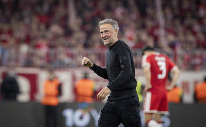 Munich, Germany 06th May 2026 Coach Luis Enrique PSG FC Bayern Munich Paris Saint Germain 06 05 2026