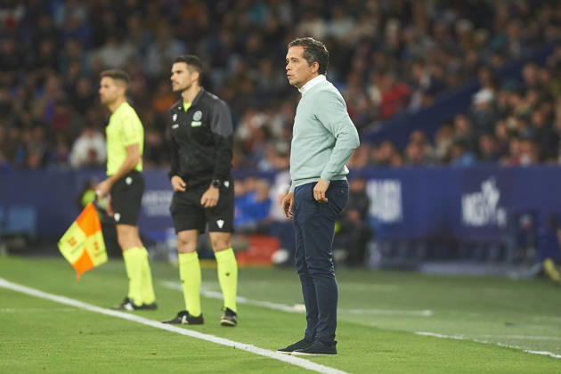 head coach Luis Castro Levante UD during the LaLiga EA Sports match between Levante UD and CA Osasuna at Ciudad de Valencia on May 8, 2026 in Valencia, Spain Photo by Maria Jose Segovia DeFodi Images