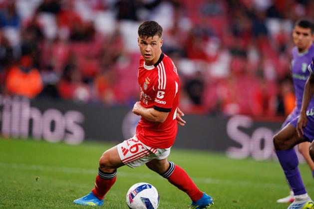 Samuel Dahl seen during Liga Portugal game between teams of SL Benfica and SC Braga (Maciej Rogowski Ball Raw Images PT) Lisboa Estadio Da Luz Portugal Copyright: xMaciejxRogowskix maciejrogowski_slbenfica_braga_252639