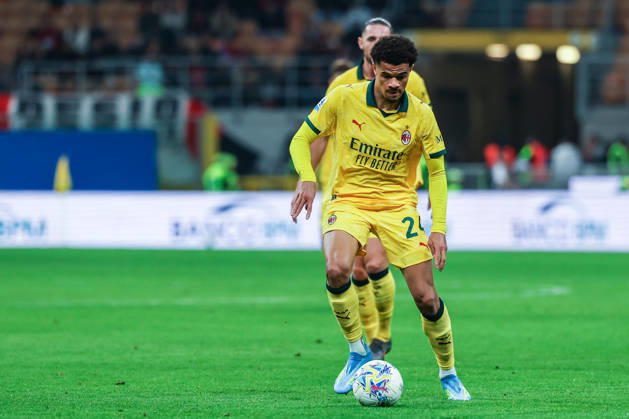 AC Milan vs Atalanta BC, Serie A football, Milano, Italy Zachary Athekame of AC Milan seen in action during Serie A 2025 26 football match between AC Milan and Atalanta BC at San Siro Stadium in Milan, Italy Italy, Milan, Milan, San Siro Stadium Copyright: xGonzalesxPhoto FCIx