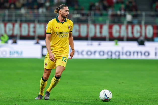 AC Milan vs Atalanta BC, Serie A football, Milano, Italy Adrien Rabiot of AC Milan seen in action during Serie A 2025 26 football match between AC Milan and Atalanta BC at San Siro Stadium in Milan, Italy Italy, Milan, Milan, San Siro Stadium Copyright: xGonzalesxPhoto FCIx