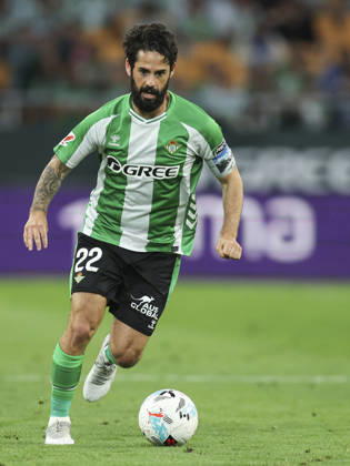 ESP: Real Betis - Elche CF. La Liga EA Sports. Date 36 Isco Alarcon of Real Betis during the La Liga EA Sports match between Real Betis and Elche CF played at La Cartuja Stadium on May 12, 2026 in Sevilla, Spain. kpng Copyright: xAntonioxPozox xPRESSINPHOTOx AP_260512_BET_ELC_2526_096