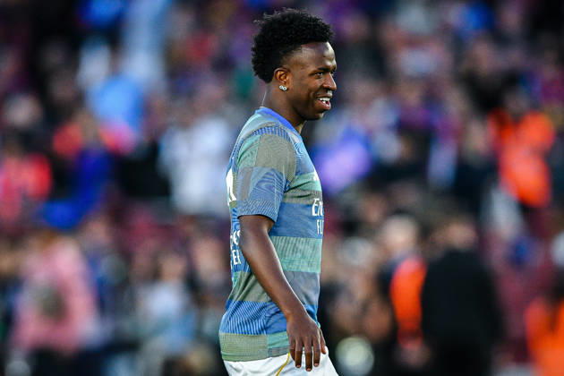 May 10, 2026, Barcelona, Spain, Spain: Vinicius Junior (Jr) of Real Madrid during the LaLiga match between FC Barcelona, Barca and Real Madrid CF at Spotify Camp Nou Stadium on May 10, 2026 in Barcelona, Spain. FC Barcelona V Real Madrid CF - LaLiga - ZUMAm308 20260510_zsp_m308_021 Copyright: xMatthieuxMirvillex