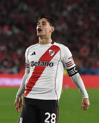 River Plate v Gimnasia y Esgrima La Plata - Torneo Apertura 2026 Lucas Martinez Quarta of River Plate celebrates his goal during the match between River Plate and Gimnasia y Esgrima La Plata at Estadio Mas Monumental in Buenos Aires, Argentina, on May 13, 2023. Buenos Aires Buenos Aires Argentina Copyright: xFedericoxPerettix originalFilename:peretti-riverpla260514_nppcT