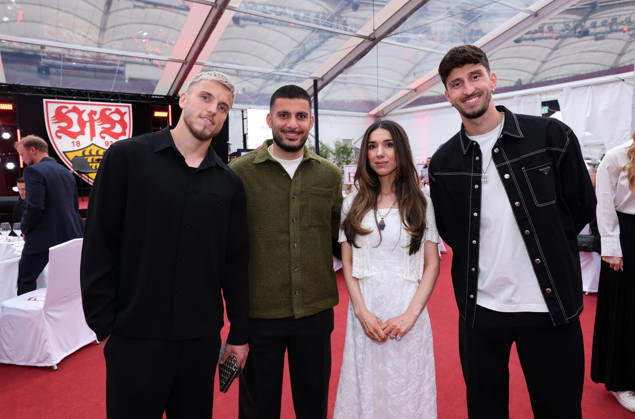 13 05 26 VfB Stuttgart Home game for Attitude Charity Gala Germany, Stuttgart, 13 05 2026, Soccer, Bundesliga, Season 2025 2026, VfB Stuttgart, Home game for Attitude Charity Gala v l Ermedin Demirovic, Deniz Undav, Nadia Murad Nobel Peace Prize winner , Atakan Karazor