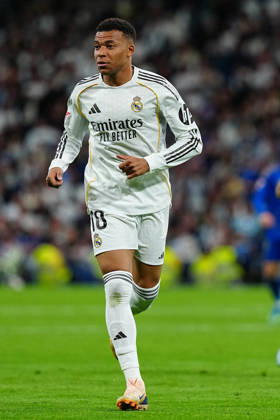 May 15, 2026, Madrid, Spain: Kylian MbappÃ of Real Madrid CF is seen during the LaLiga EA Sports match between Real Madrid CF and Real Oviedo at the Santiago BernabÃ u. Final Score: Real Madrid 2-0 Real Oviedo Madrid Spain - ZUMAs197 20260515_aaa_s197_002 Copyright: xGokhanxTanerx