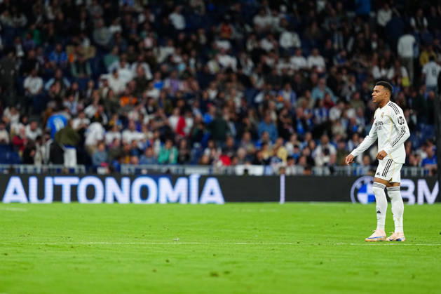 May 15, 2026, Madrid, Spain: Kylian MbappÃ of Real Madrid CF is seen during the LaLiga EA Sports match between Real Madrid CF and Real Oviedo at the Santiago BernabÃ u. Final Score: Real Madrid 2-0 Real Oviedo Madrid Spain - ZUMAs197 20260515_aaa_s197_007 Copyright: xGokhanxTanerx