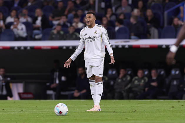 May 14, 2026, Madrid, Spain: Kylian Mbappe of Real Madrid CF is seen in action during the LaLiga EA Sports 2025 2026 week 36 football match between Real Madrid and Real Oviedo at Santiago Bernabeu stadium. Final score; Real Madrid CF 2:0 Real Oviedo Madrid Spain - ZUMAs197 20260514_aaa_s197_558 Copyright: xFedericoxTitonex