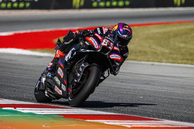 RECORD DATE NOT STATED 16th May 2026; Circuit de Barcelona, Barcelona, Catalonia, Spain; 2026 MotoGP of Catalunya Qualifying and Sprint Day; Jorge Martin of the Aprilia Racing team PabloxGuillen