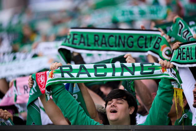 Racing Santander v Real Valladolid - LaLiga Hypermotion Supporters of Real Racing Club de Santander reacts during the LaLiga Hypermotion match between Racing Santander and Real Valladolid at Campos de de El Sardinero on May 16, 2026, in Santander, Spain. Santander Campos de Sport de El Sardinero Santander Spain RL_RCGSvRVALL_000026 Copyright: xRicardoxLarreinax