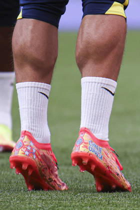 Atletico de Madrid vs Girona, on the 37th matchday of the 2025 26 Spanish First Division May 17, 2026, Madrid, Spain Antoine Griezmann shoes during the Spanish championship LaLiga football match between Atletico de Madrid and Girona CF on 17 May 2026 at Estadio Santiago Bernabeu in Madrid, Spain Madrid, Spain Madrid Madrid Madrid Spain Copyright: xAlejandroxMatiasx