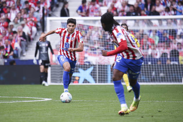 Atletico de Madrid vs Girona, on the 37th matchday of the 2025 26 Spanish First Division May 17, 2026, Madrid, Spain Obed Vargas with the ball during the Spanish championship LaLiga football match between Atletico de Madrid and Girona CF on 17 May 2026 at Estadio Santiago Bernabeu in Madrid, Spain Madrid, Spain Madrid Madrid, Spain Madrid Madrid Spain Copyright: xAlejandroxMatiasx