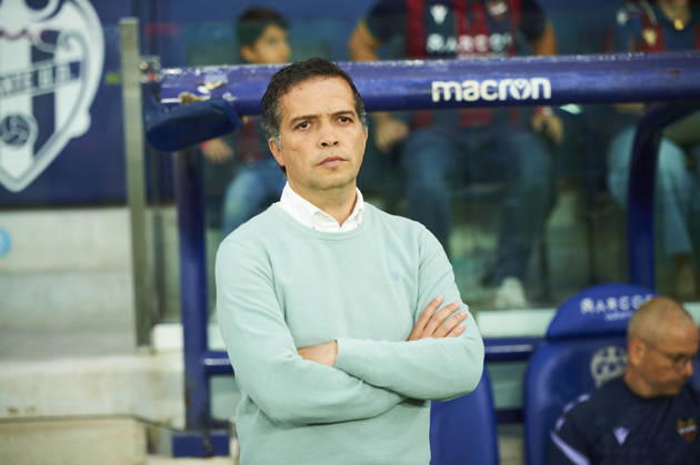 head coach Luis Castro Levante UD during the LaLiga EA Sports match between Levante UD and RCD Mallorca at Ciudad de Valencia on May 17, 2026 in Valencia, Spain Photo by Maria Jose Segovia DeFodi Images